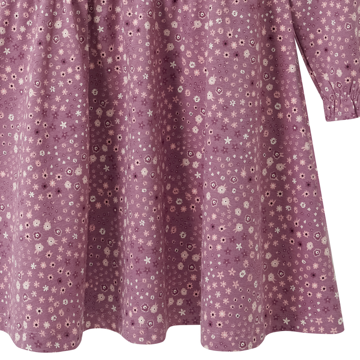 Meisjesjurk met bloemen all-over