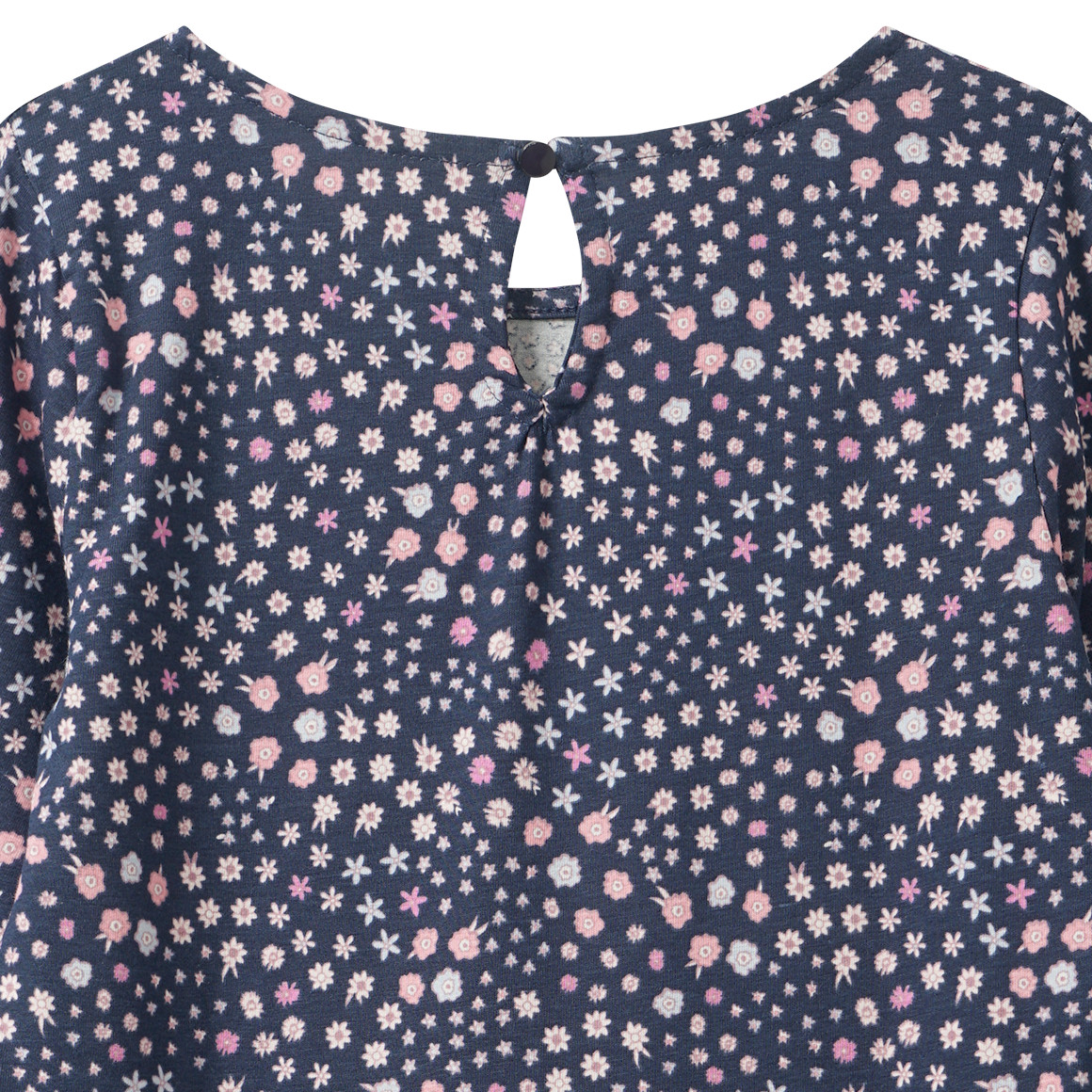 Meisjesjurk met bloemen all-over