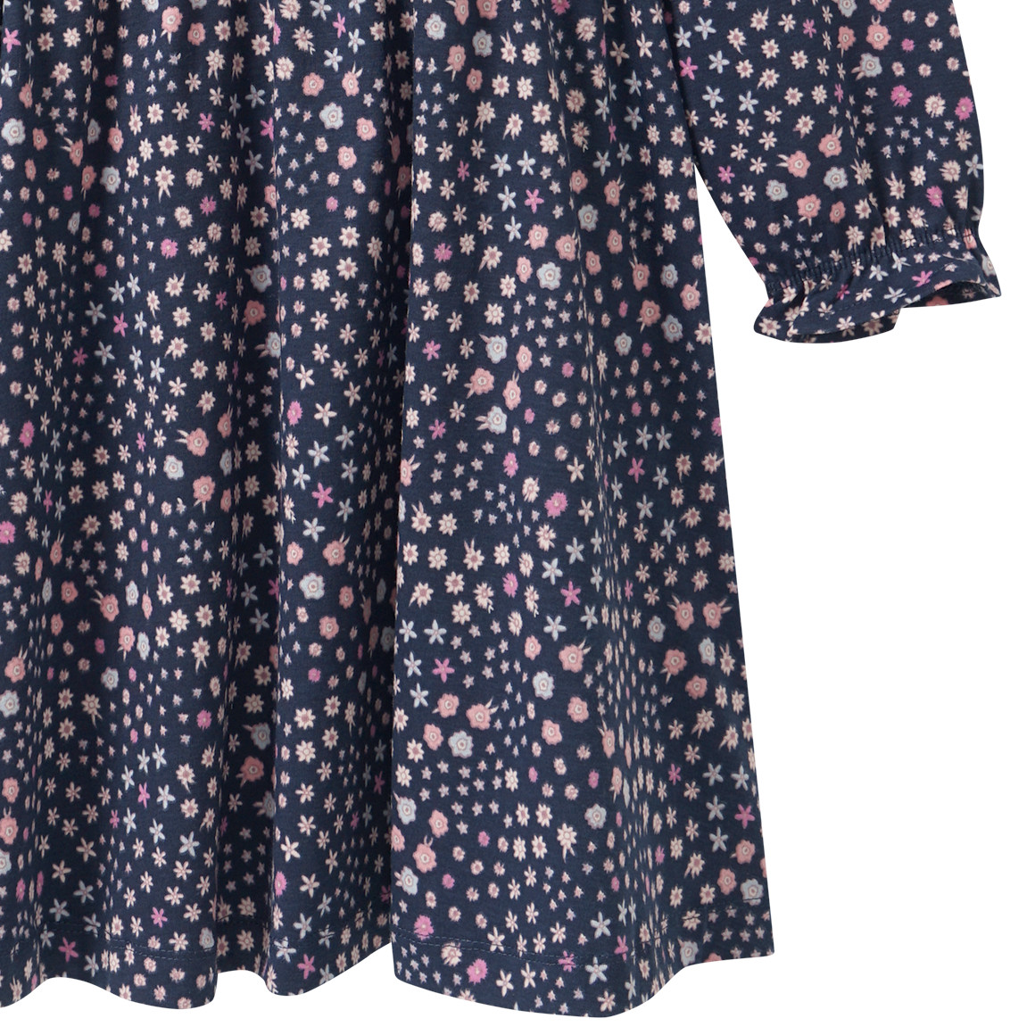 Meisjesjurk met bloemen all-over