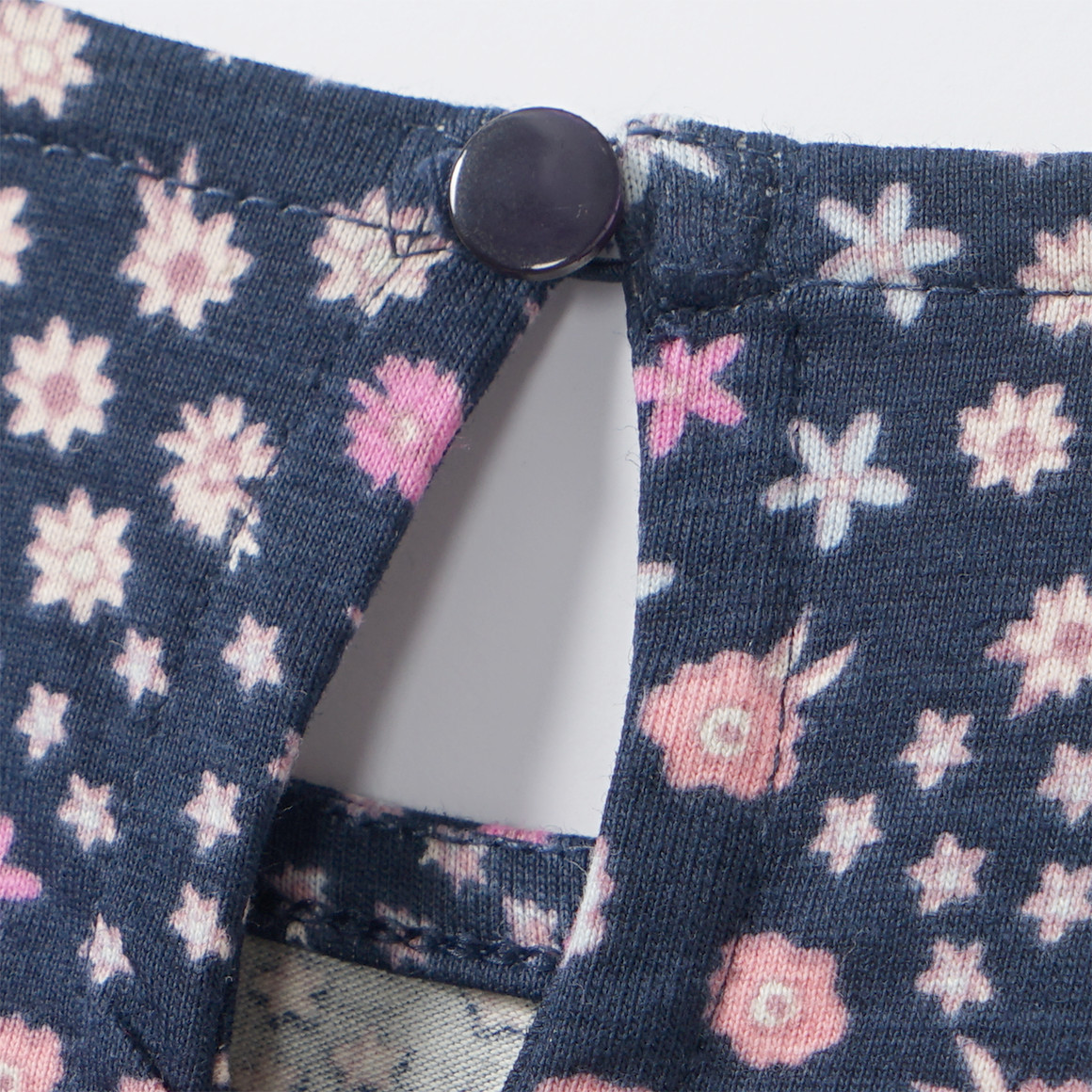 Meisjesjurk met bloemen all-over