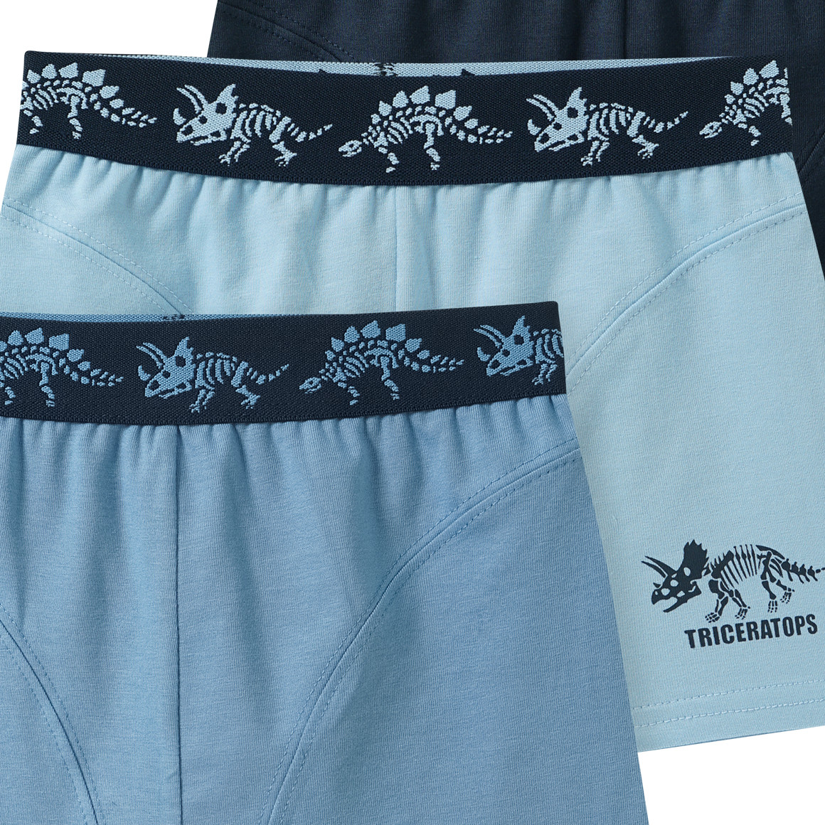 3 jongensboxers met biologisch katoen