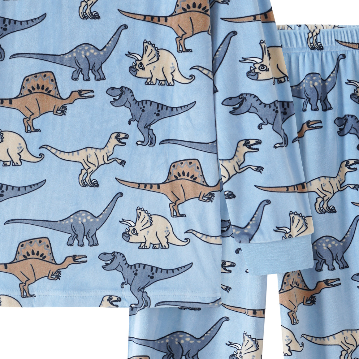 Pyjama voor jongens met dinosaurusmotieven