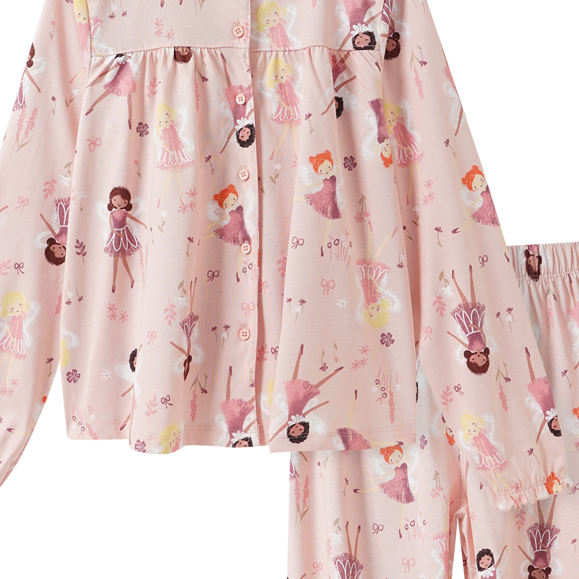 Meisjespyjama met all-overmotief