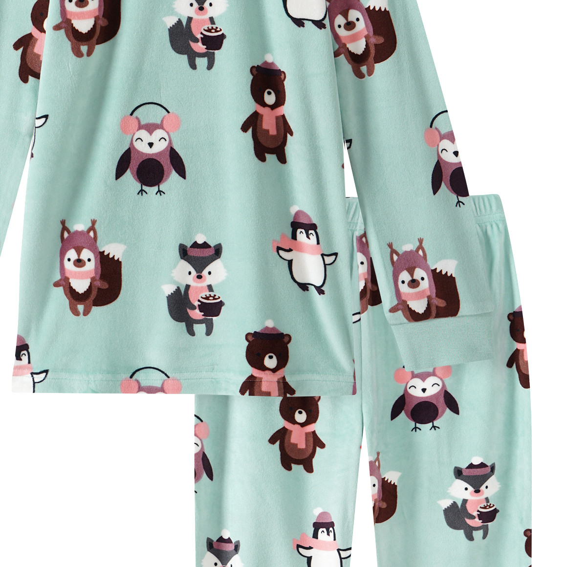 Meisjespyjama met dierenmotief