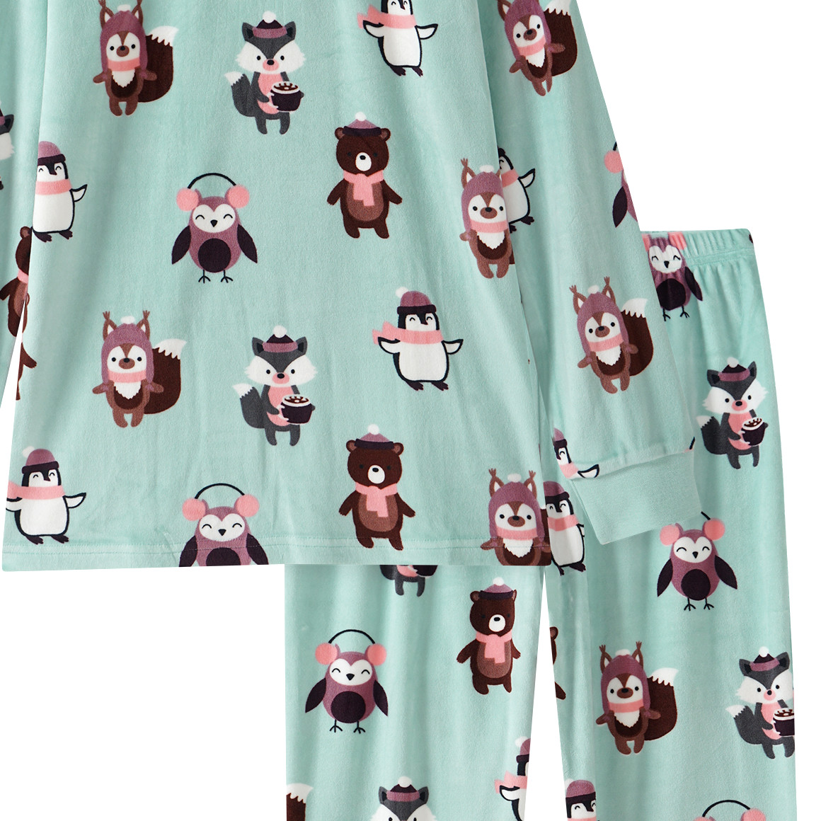 Meisjespyjama met dierenmotief