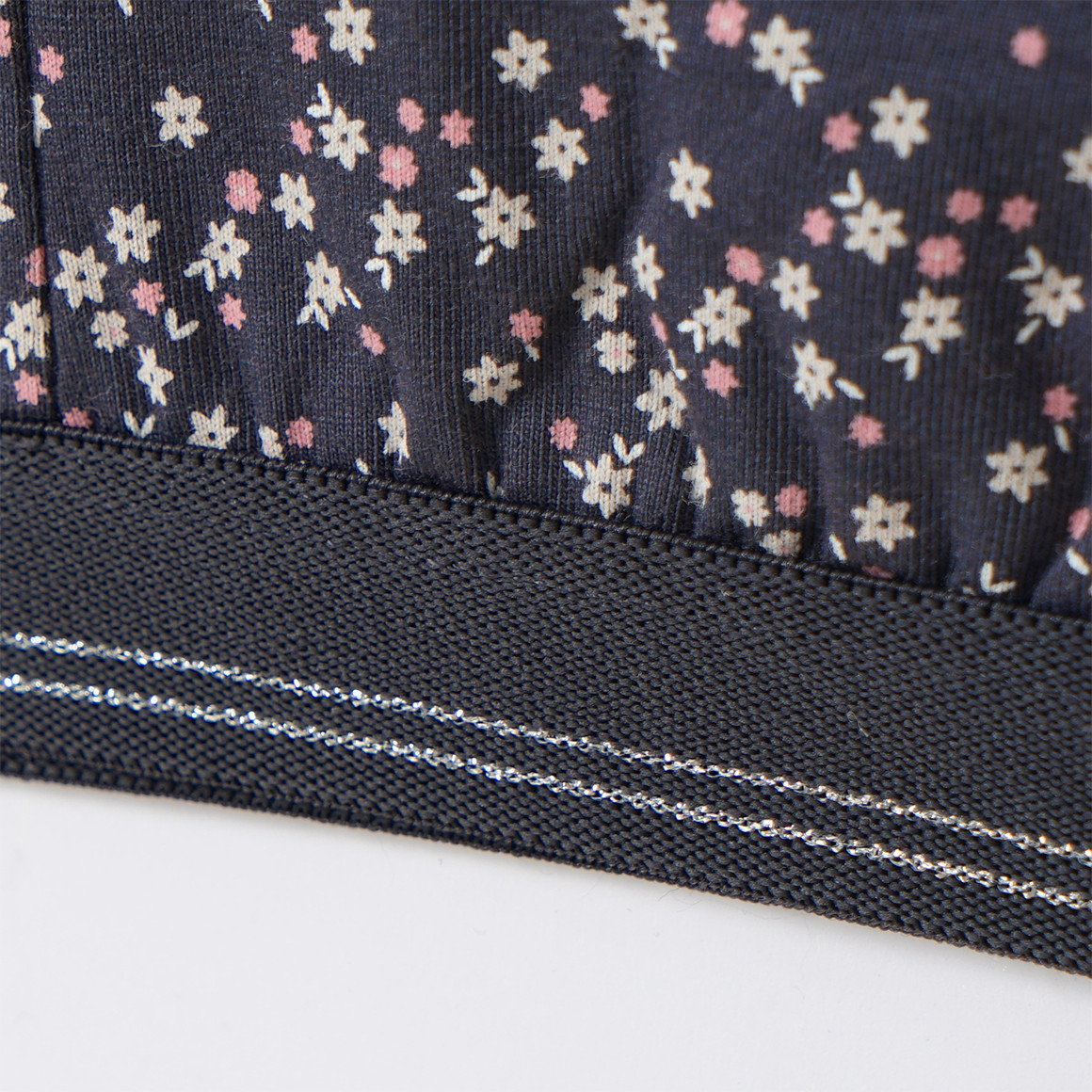 2 meisjesbustiers met all-over bloemenprint