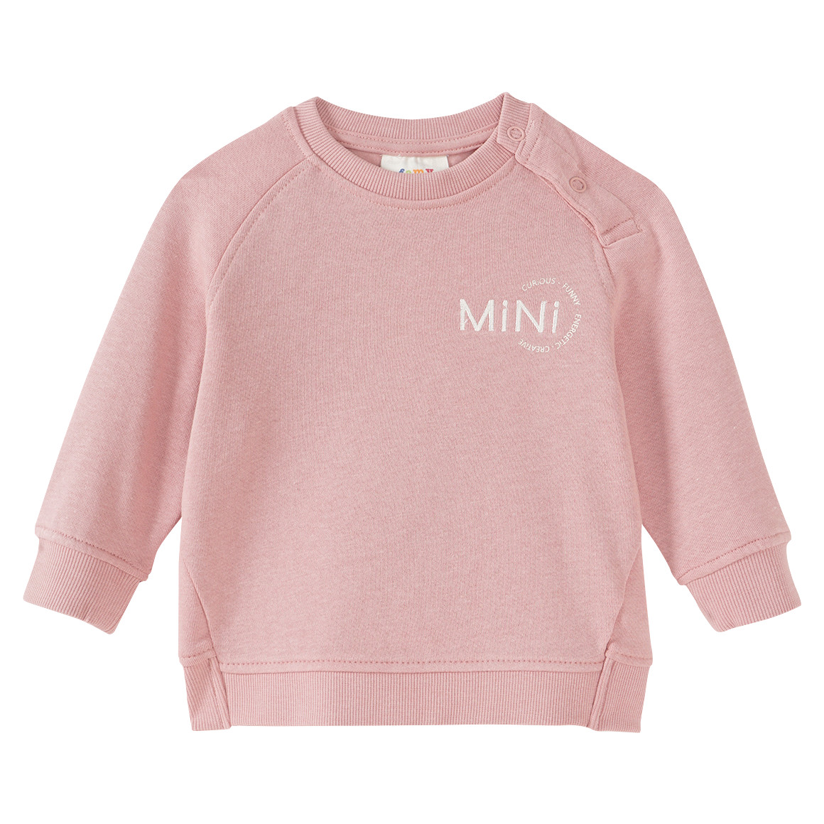 Babysweatshirt met stiksel