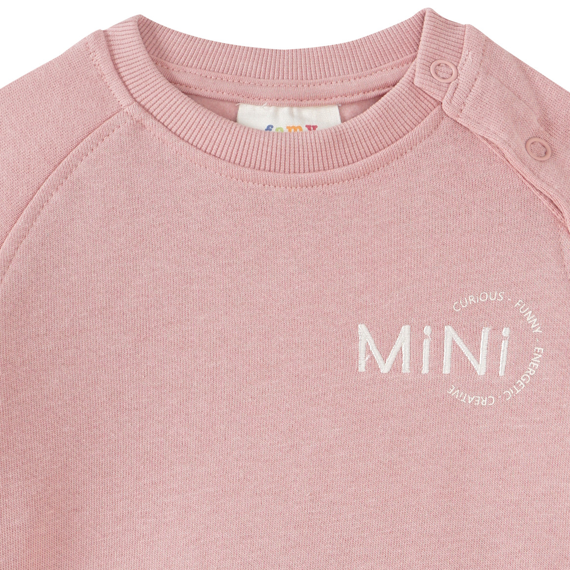Babysweatshirt met stiksel