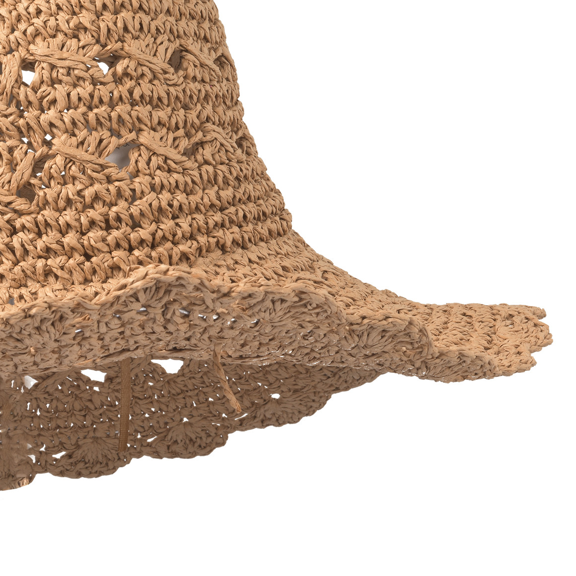 QUUPY Damen Strohhut Mit Breiter Krempe - Falbarer Sonnenschutz Für Strand & Reisen