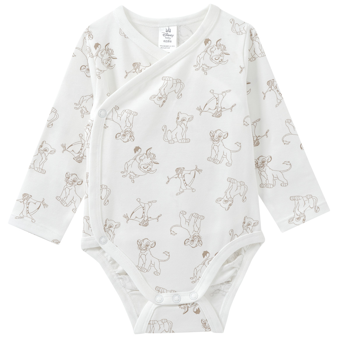 Der König der Löwen Wickelbody mit langem Arm