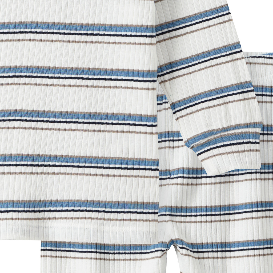 Baby Schlafanzug mit Rippstruktur