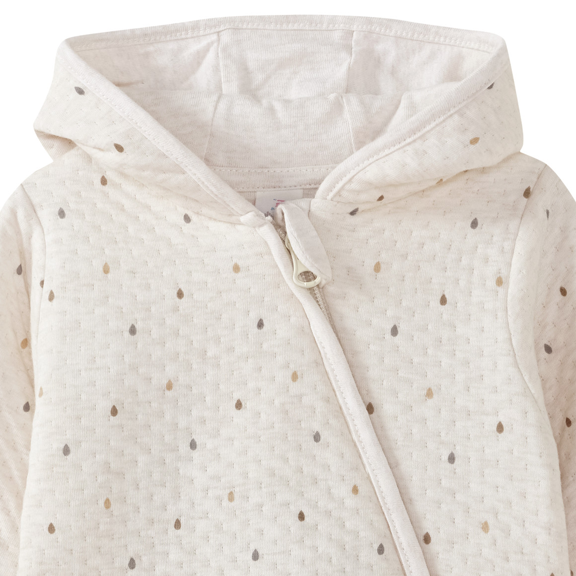 Pasgeboren jumpsuit met capuchon