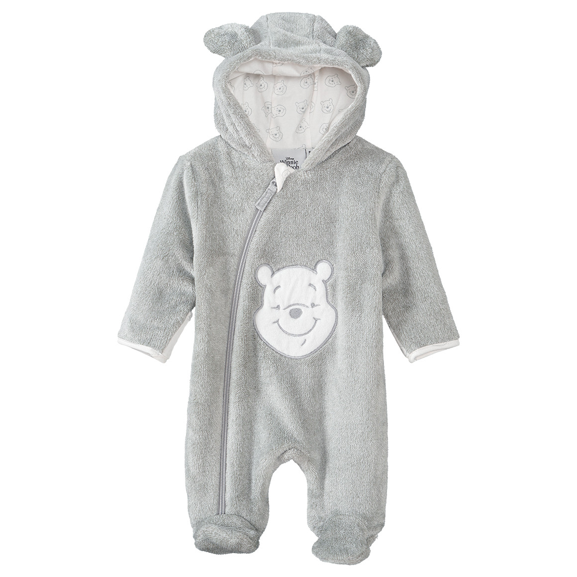 Winnie de Poeh jumpsuit met capuchon