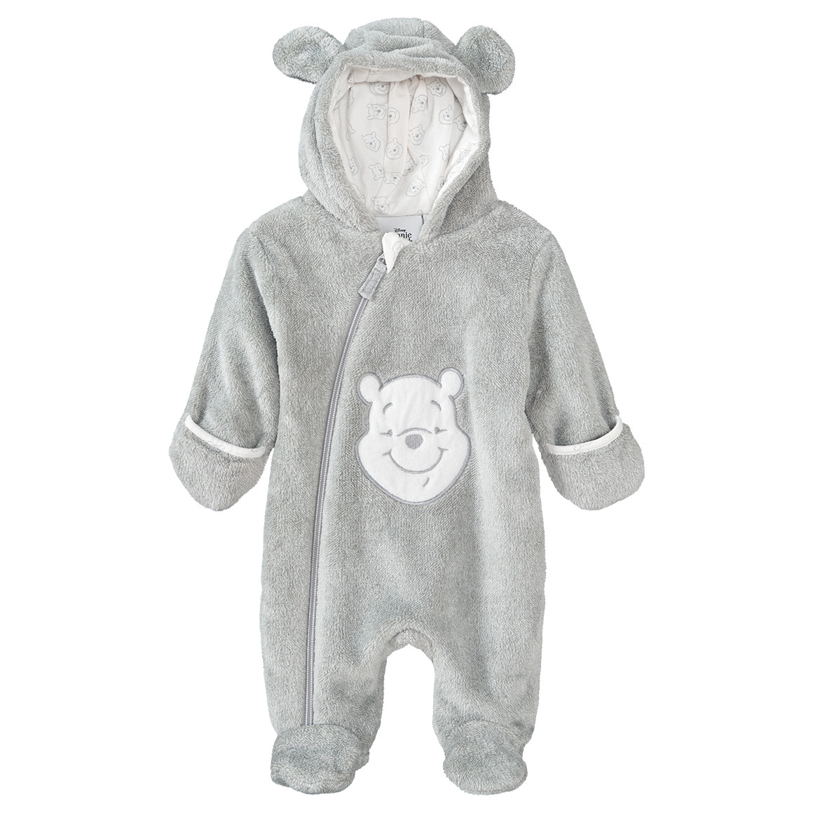 Winnie de Poeh jumpsuit met capuchon