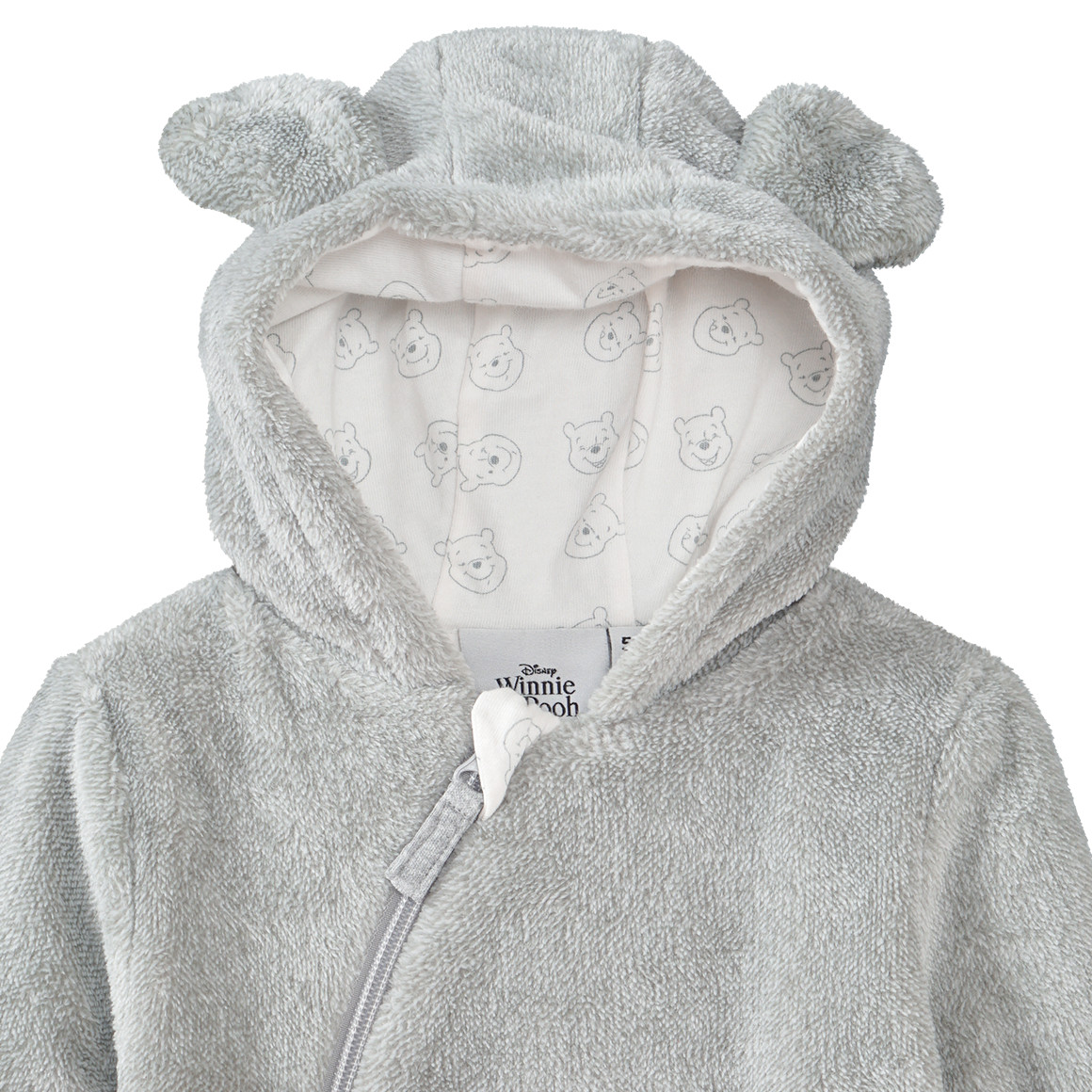 Winnie de Poeh jumpsuit met capuchon