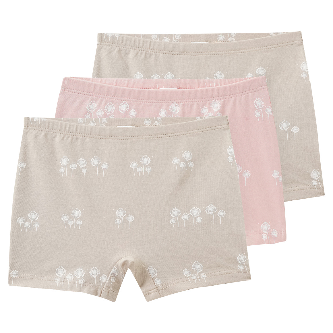 3 babyslips met bloemenprint