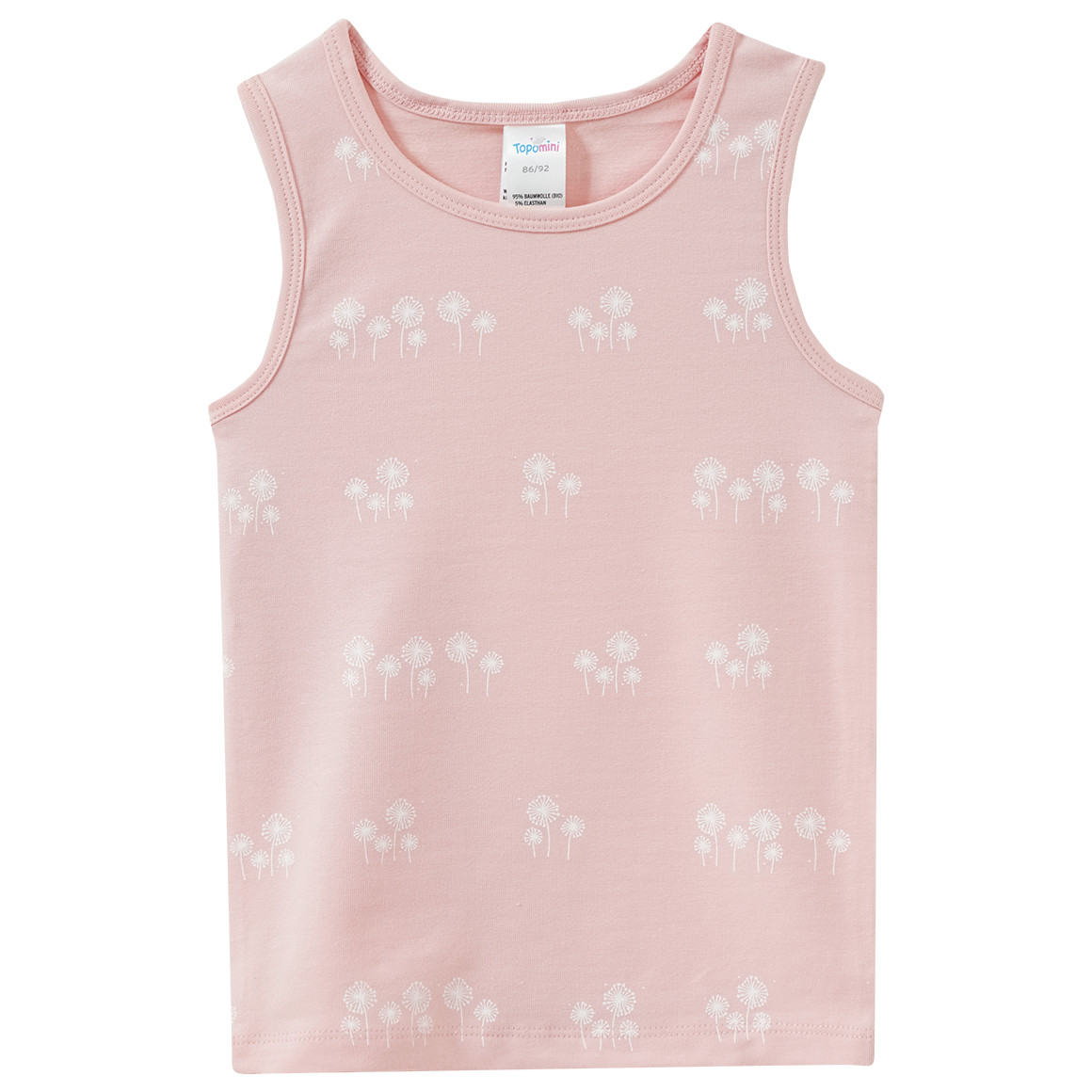 2 Baby Unterhemden mit Pusteblumen-Print