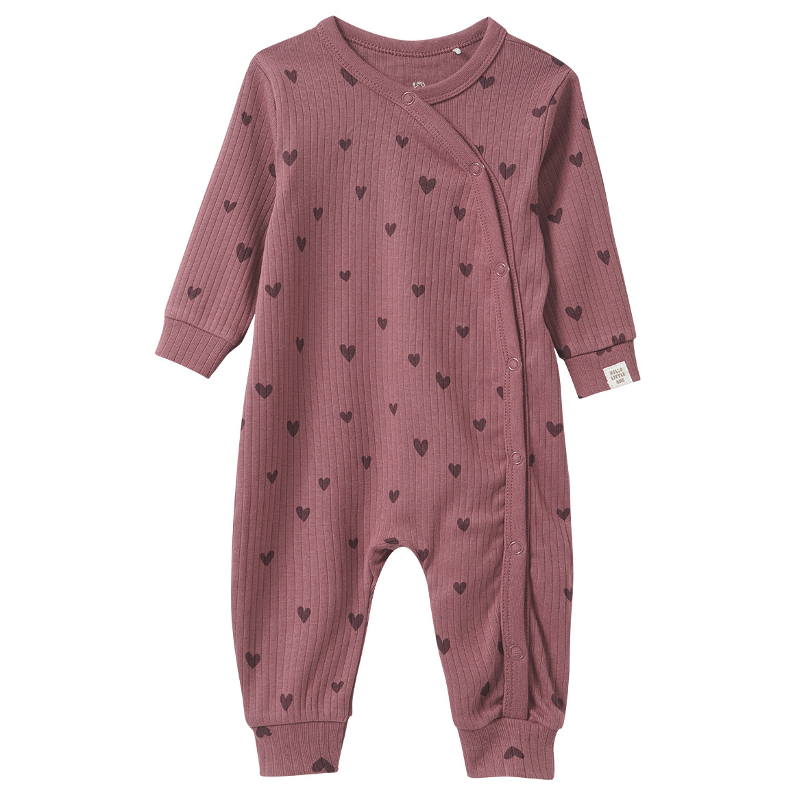 Newborn Schlafanzug mit Herz-Allover