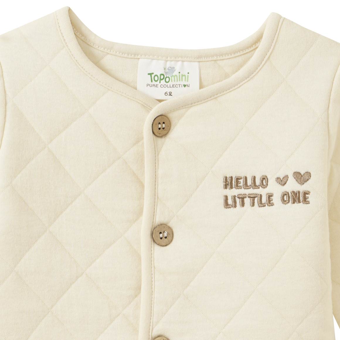 Newborn jasje met biologisch katoen