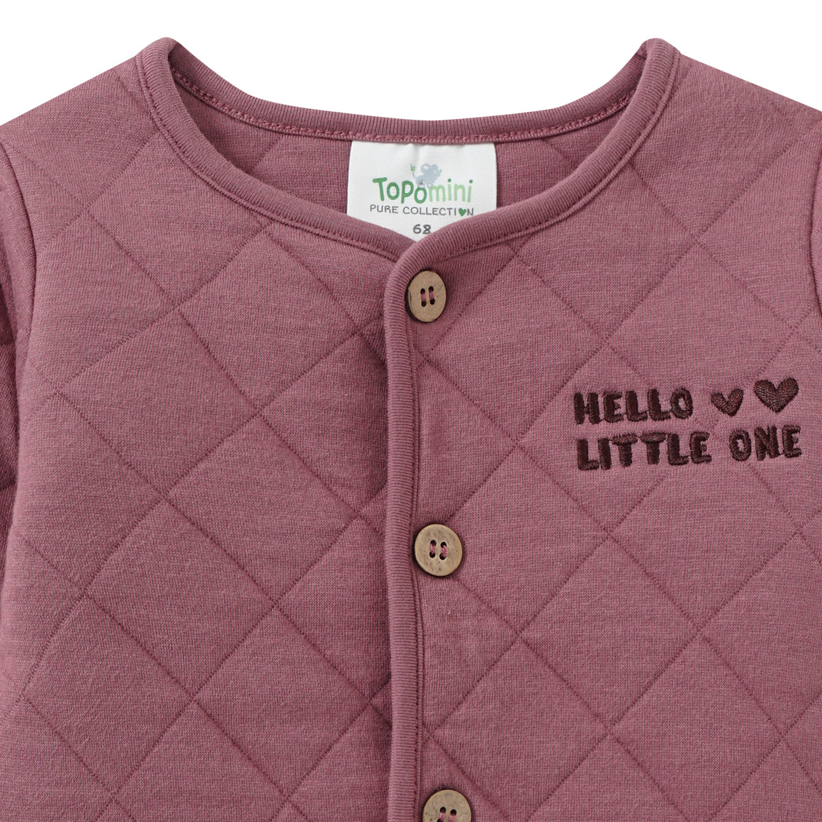 Newborn jasje met biologisch katoen