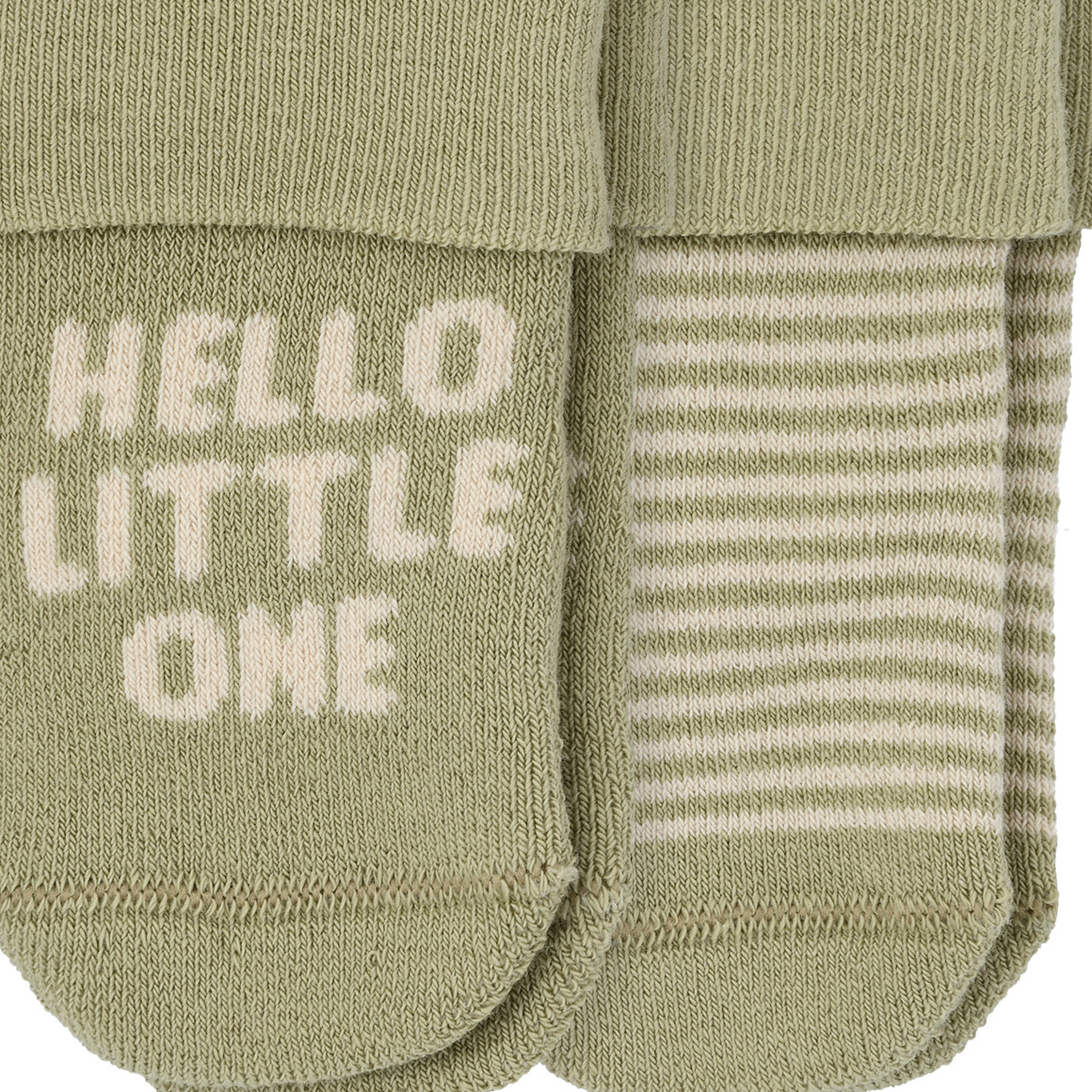 2 paar badstof sokken voor pasgeborenen