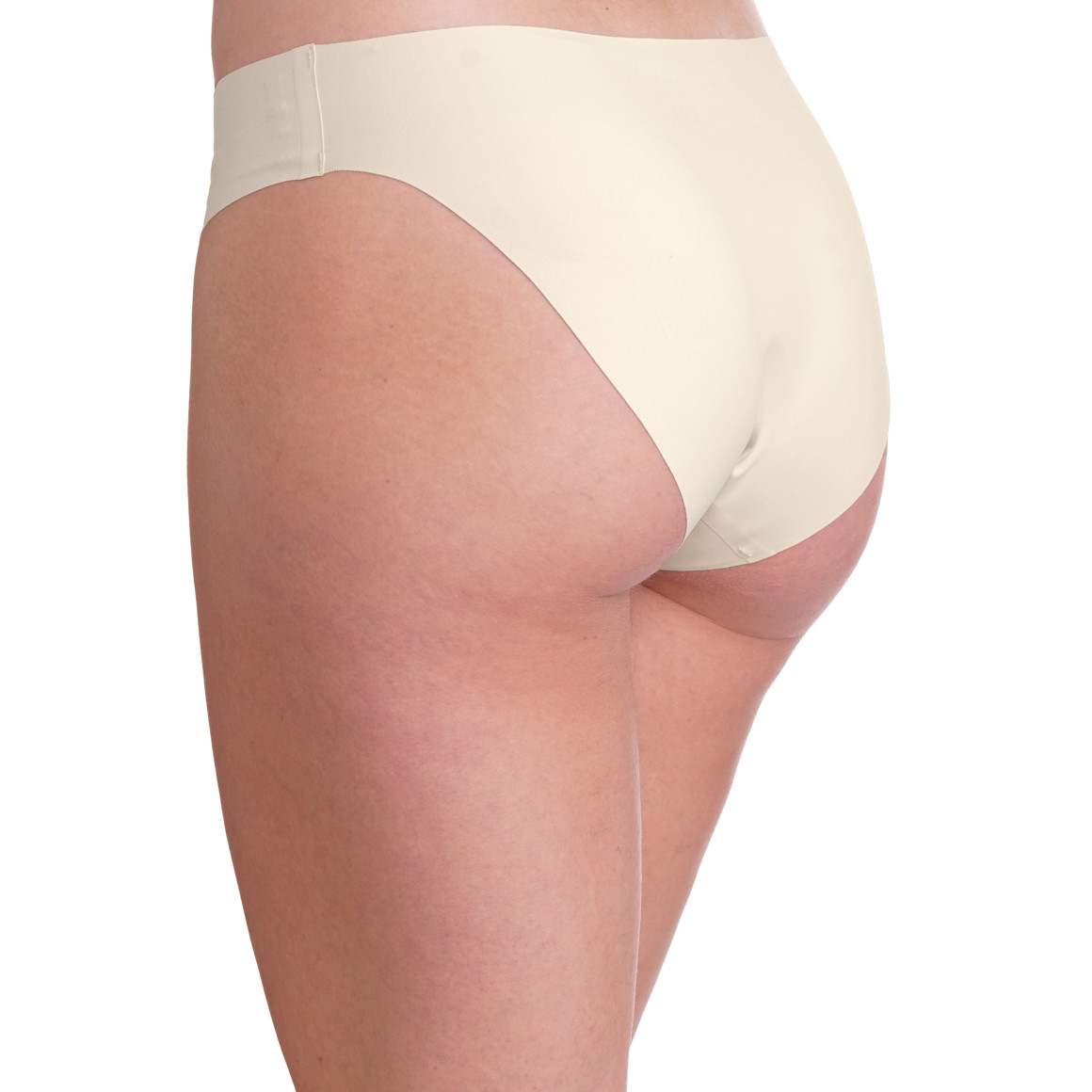 Naadloze damesslip van zachte microvezel