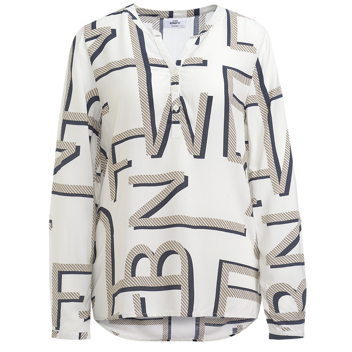 Damesblouse met all-over print