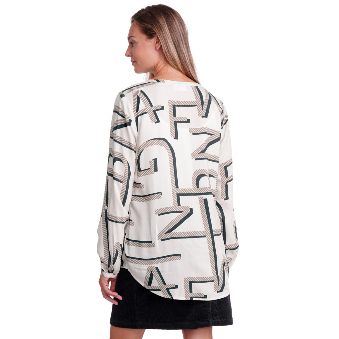 Damesblouse met all-over print