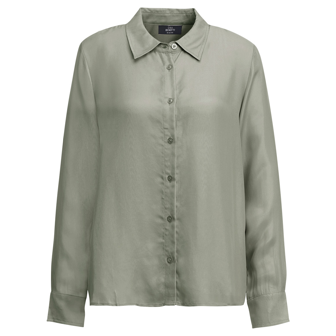 Damesblouse in glanzende look