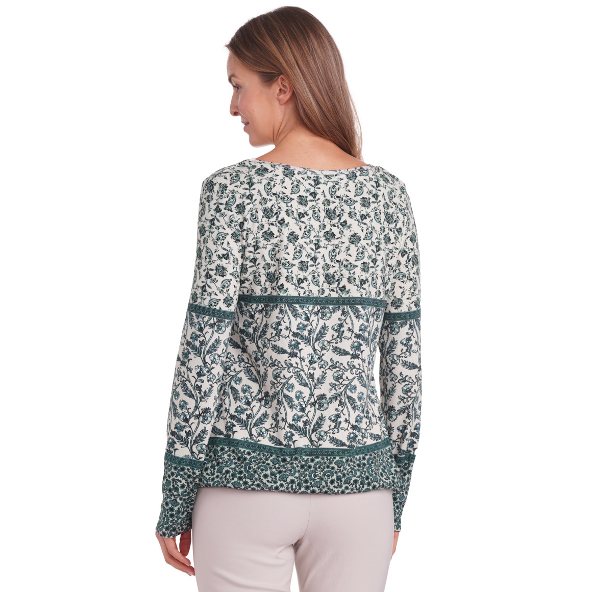 Damen Langarmshirt aus Feinstrick