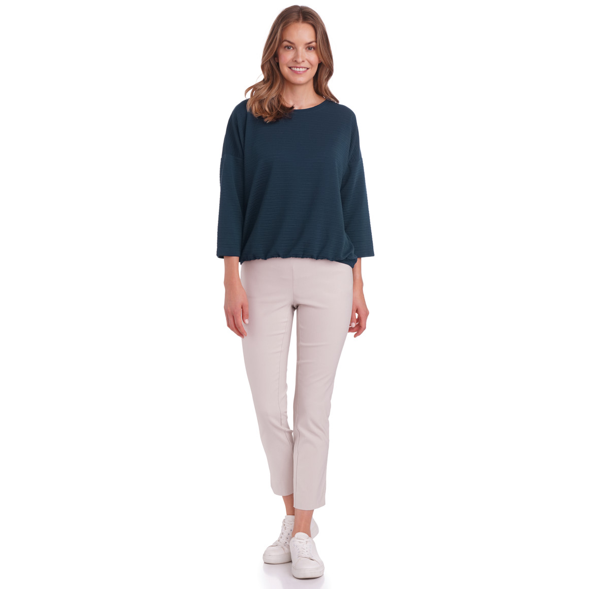 Dames overhemd met 3/4 mouwen