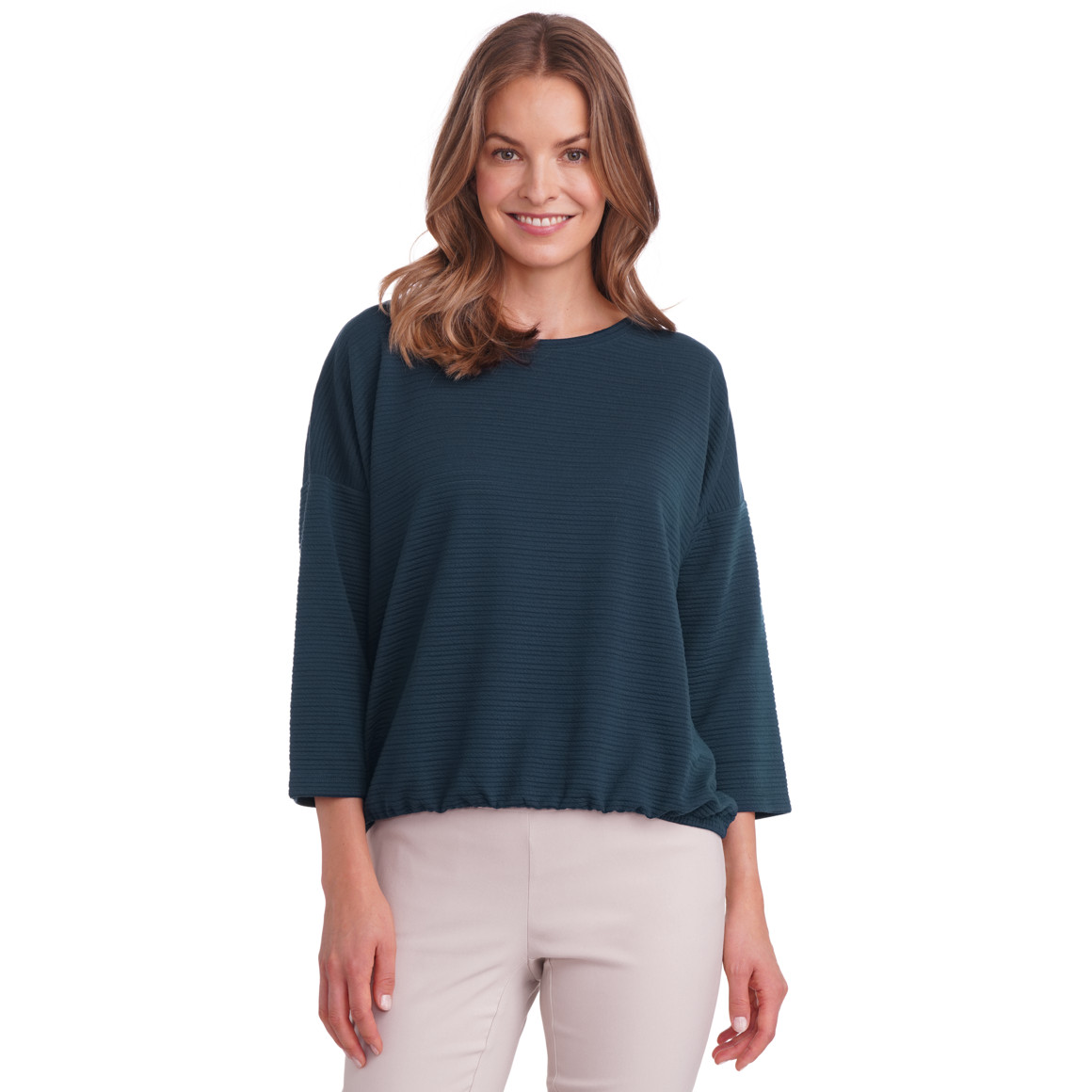 Dames overhemd met 3/4 mouwen