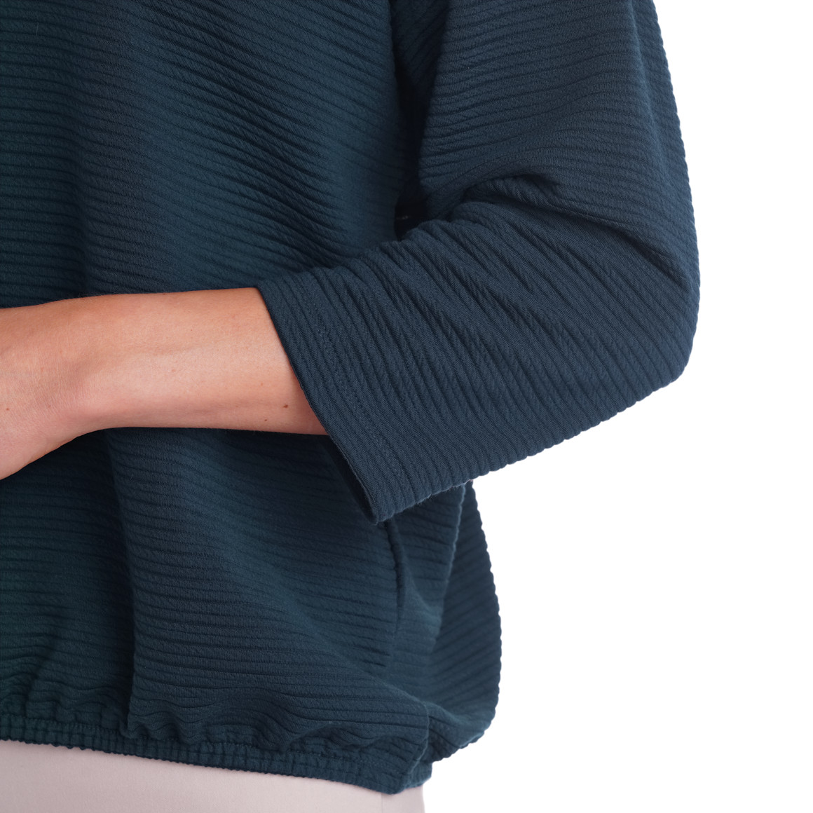 Dames overhemd met 3/4 mouwen