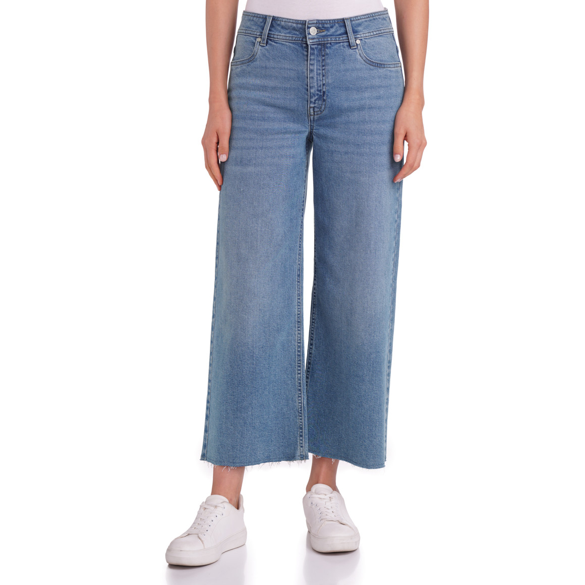 Dames jeans met wijde pijpen