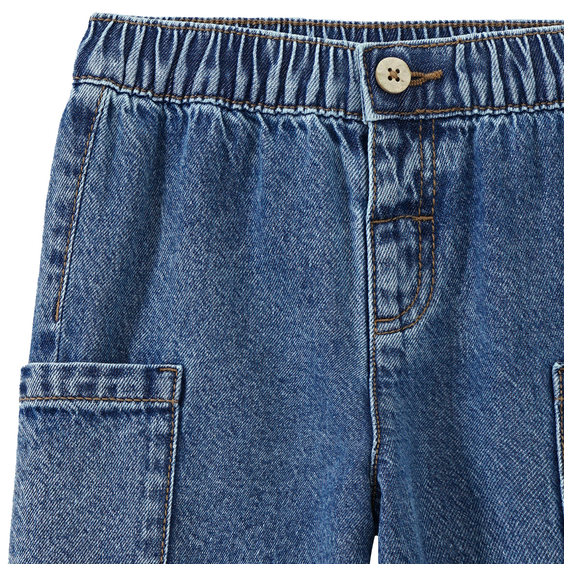 Cargojeans voor baby’s met elastische band