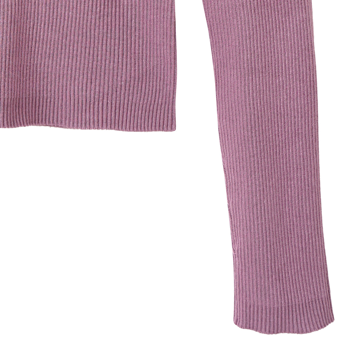 Meisjes fijngebreide trui effen kleur