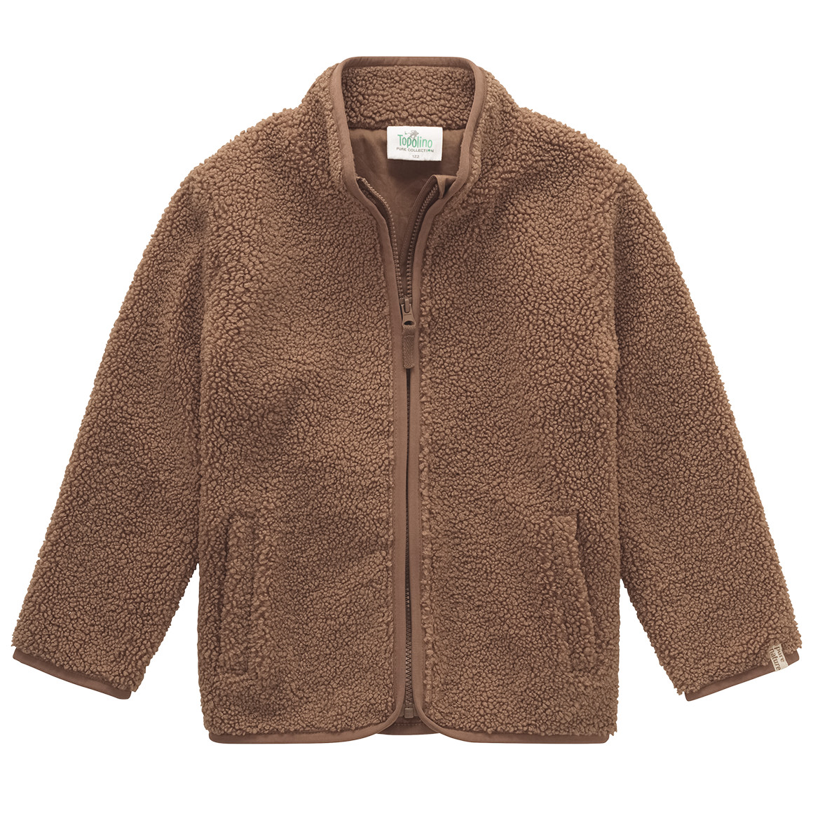 Jongens teddyjas met opstaande kraag