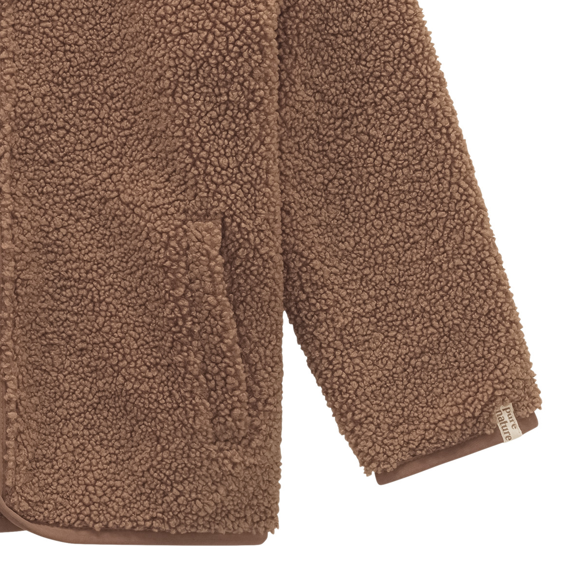 Jongens teddyjas met opstaande kraag