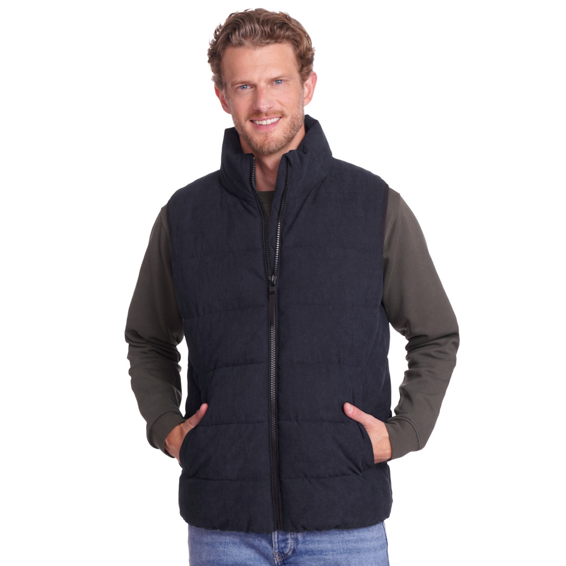 Herren Weste in Cord-Optik