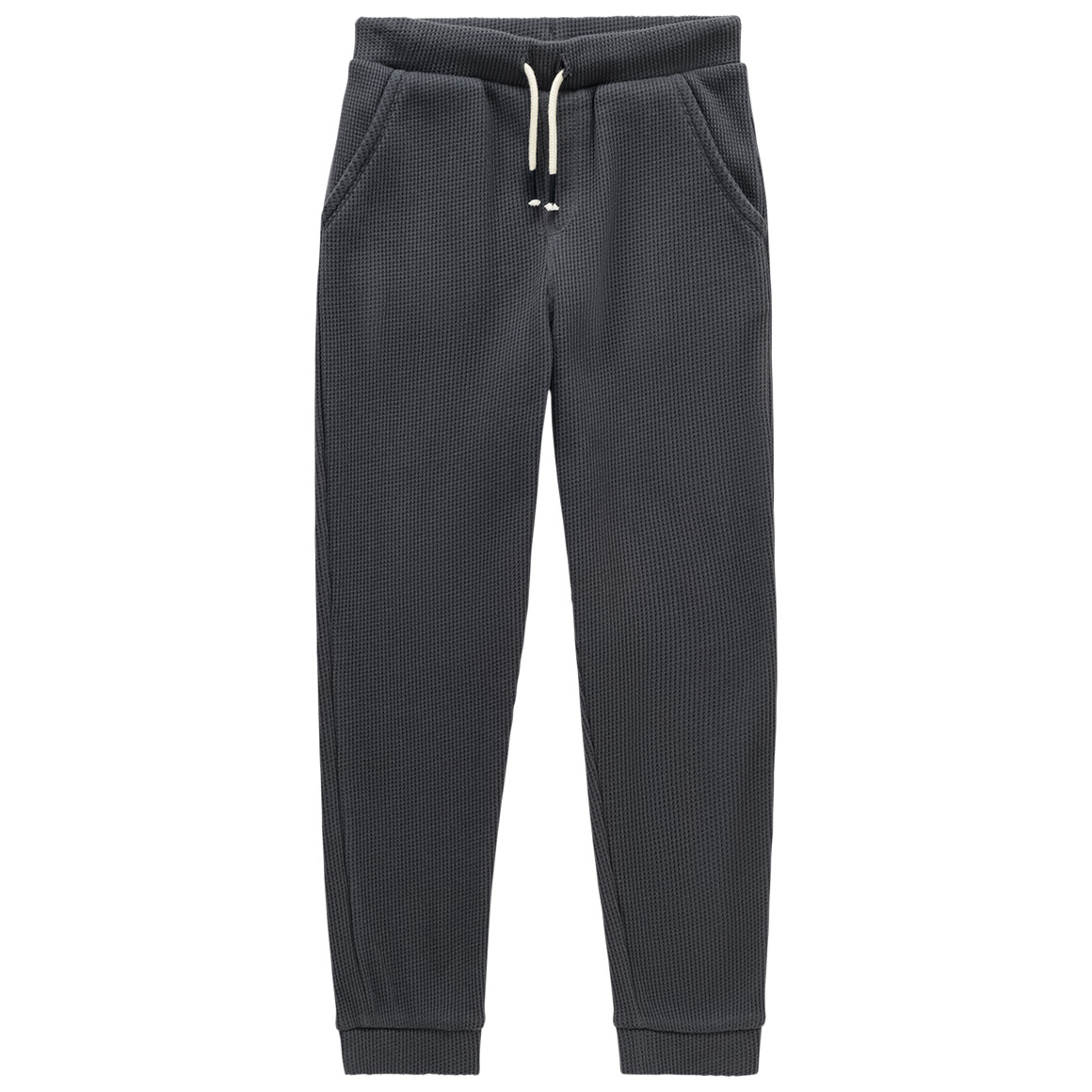 2 jongens joggingbroeken in wafel piqué