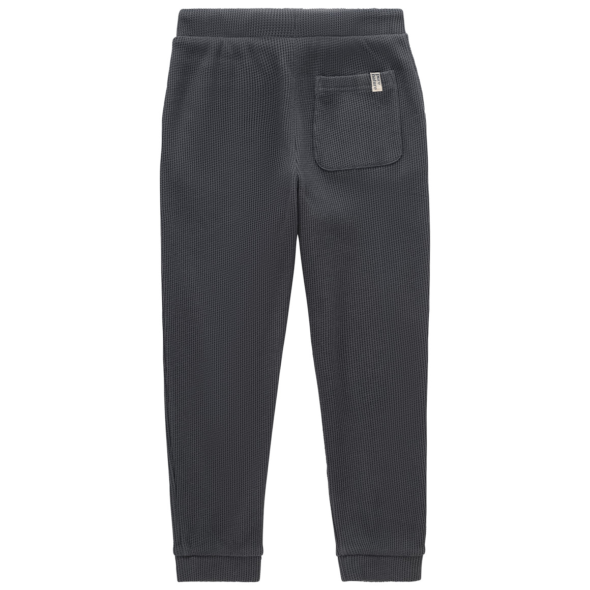 2 jongens joggingbroeken in wafel piqué