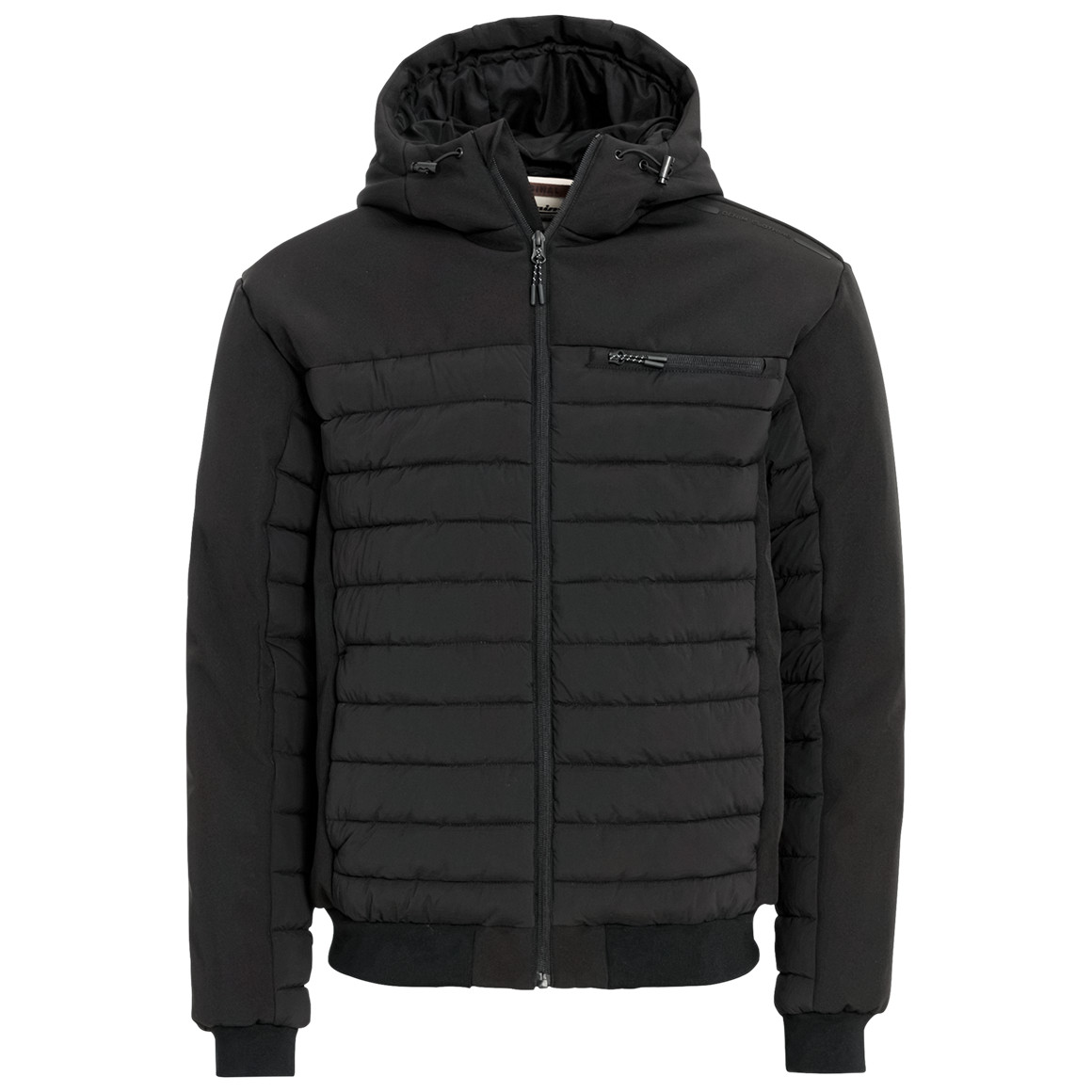 Herren Steppjacke mit Softshell-Ärmeln