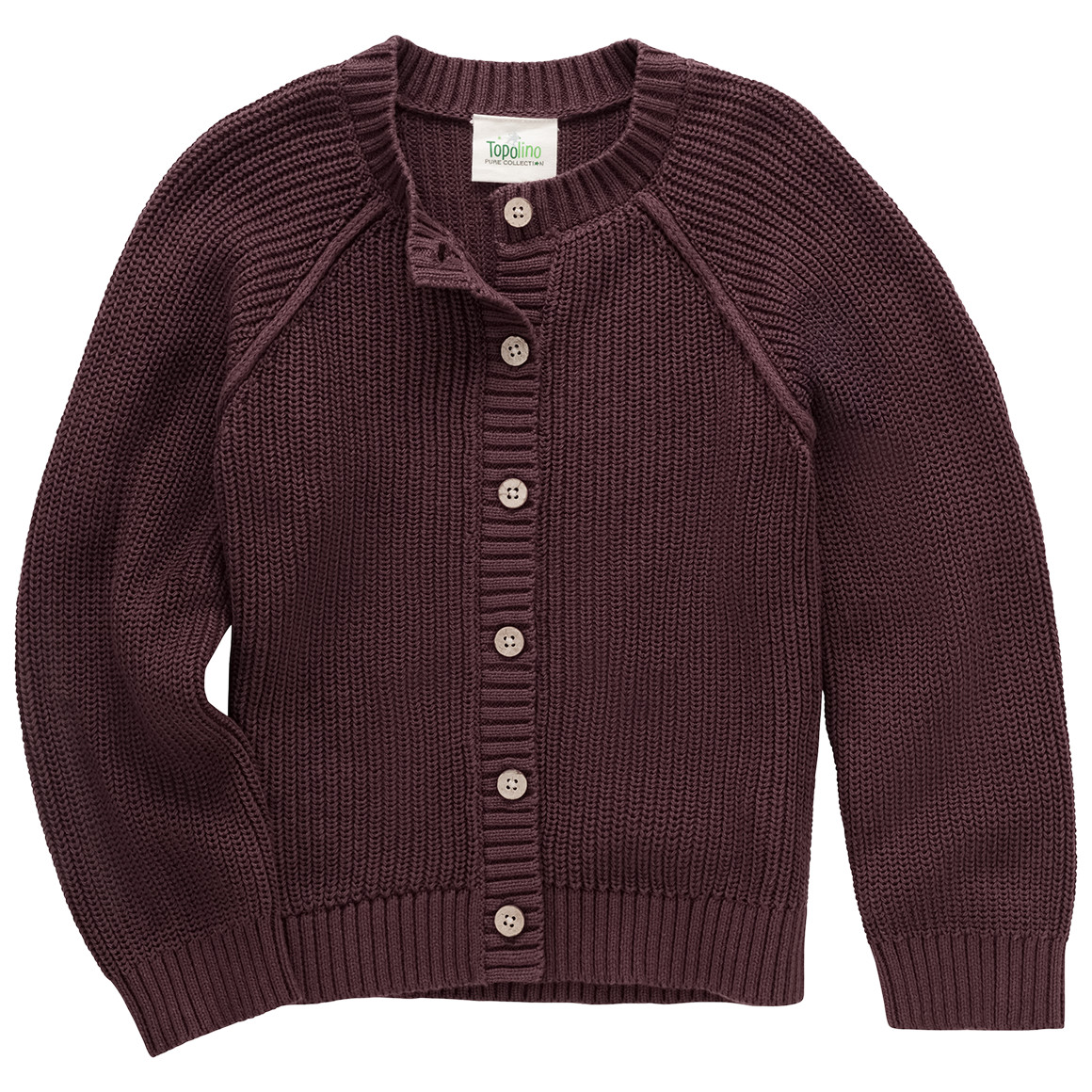 Meisjescardigan van biologisch katoen