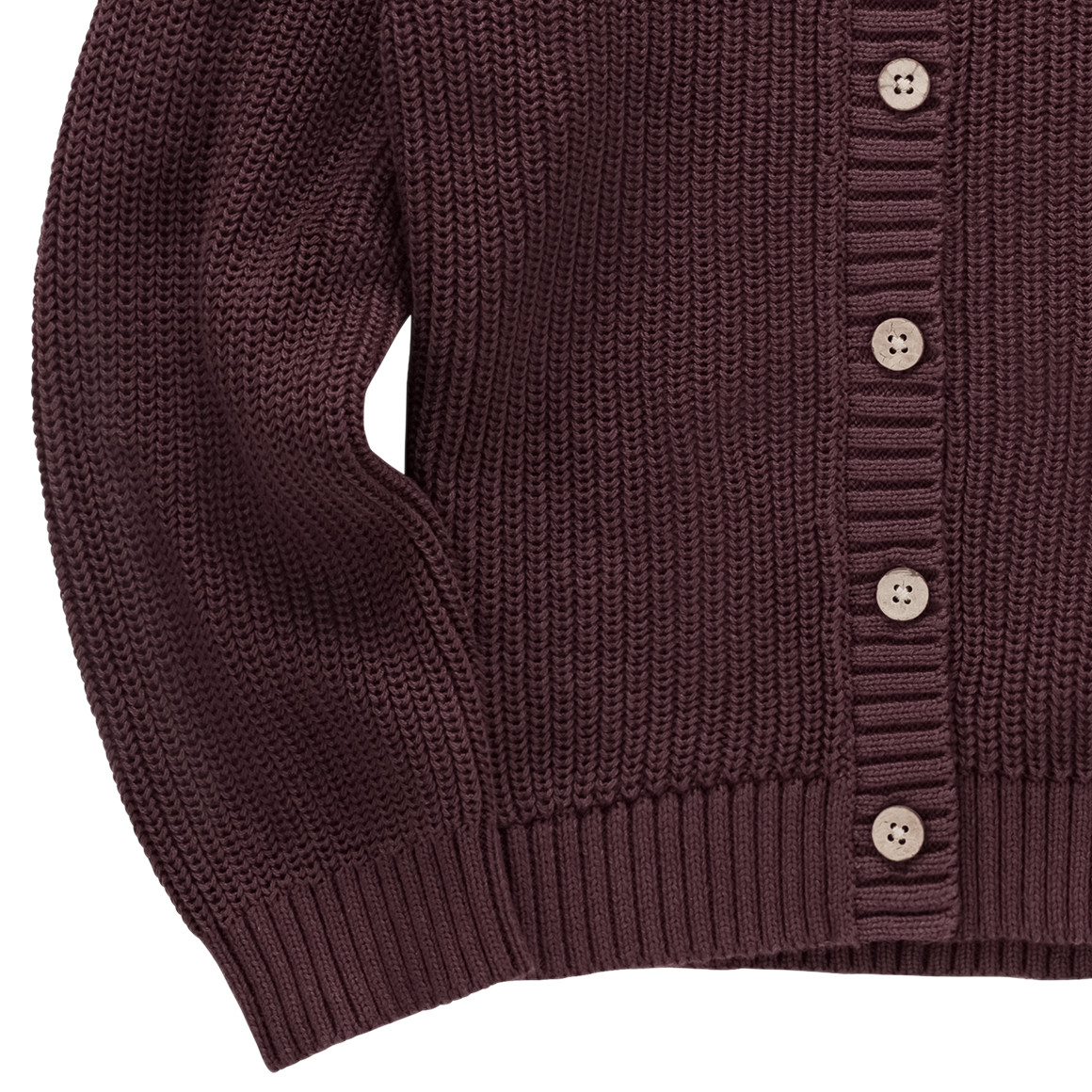 Meisjescardigan van biologisch katoen