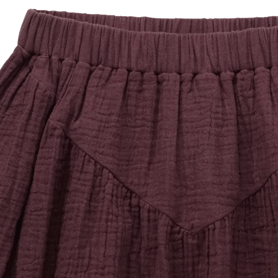 Mousseline meisjesrok van biologisch katoen