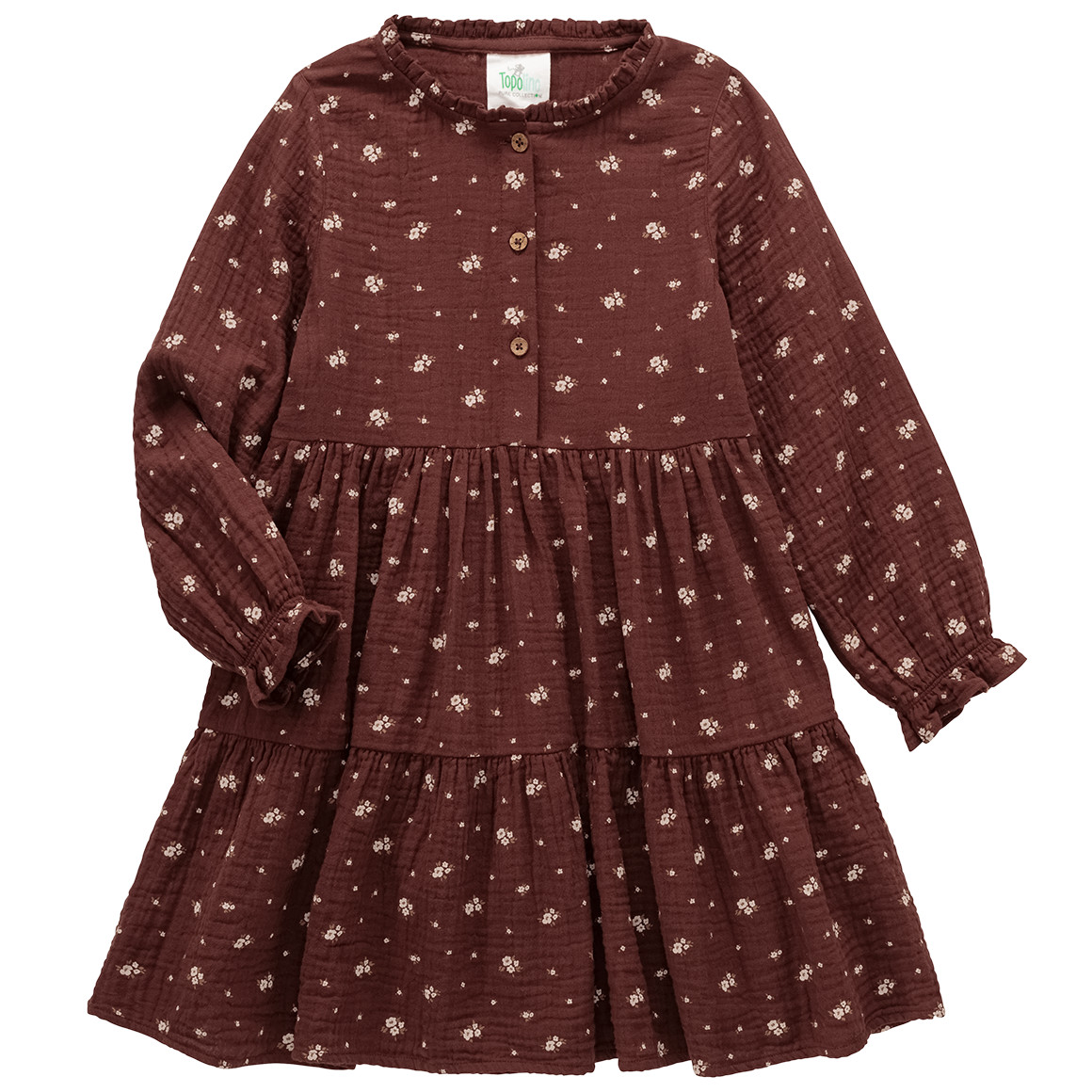 Mousseline jurk voor meisjes