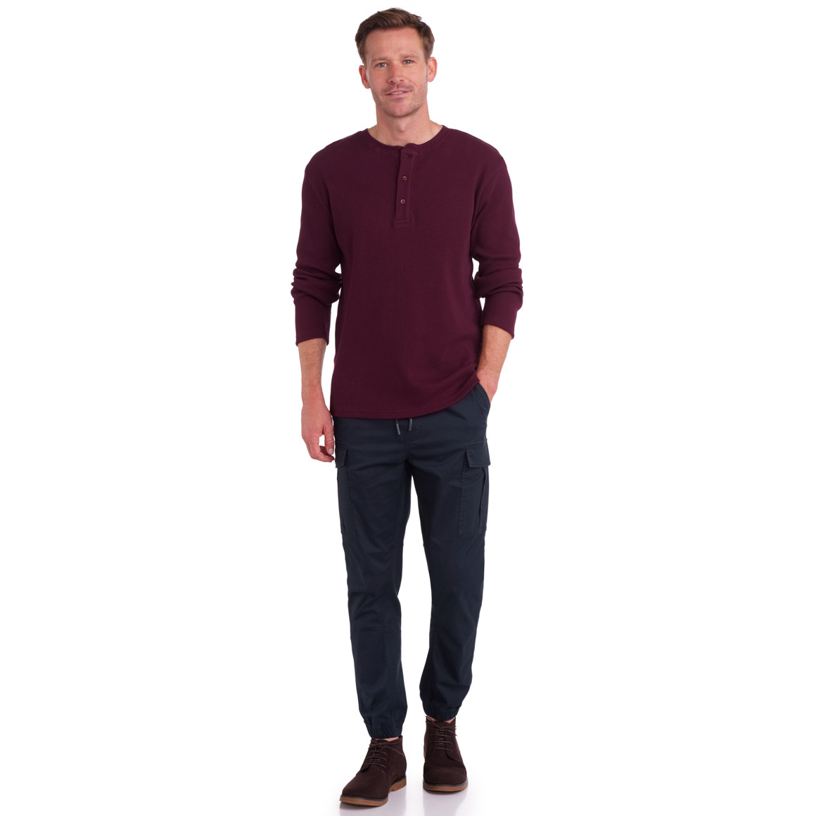 Herren Cargohose mit Elastikbund