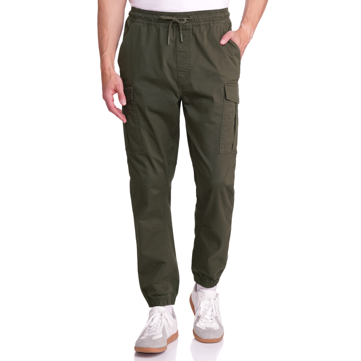 Herren Cargohose mit Elastikbund