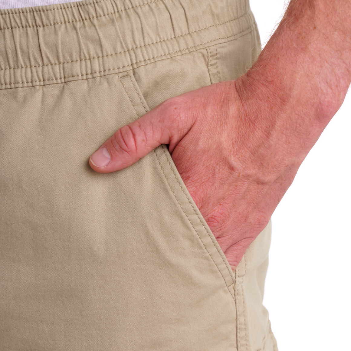 Herren Cargohose mit Elastikbund