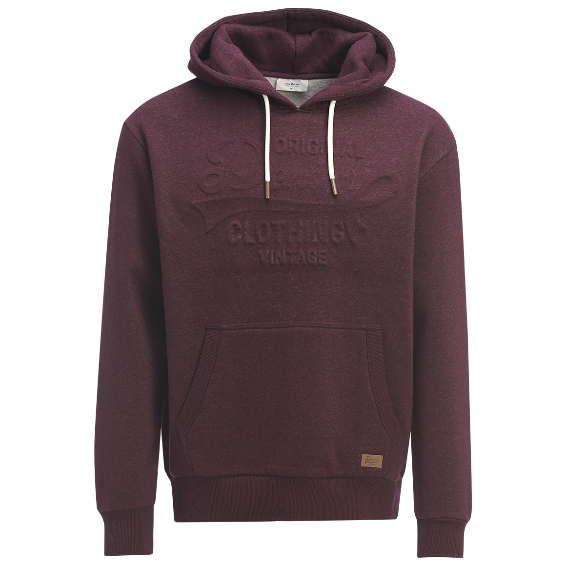 Herren Hoodie mit geprägtem Schriftzug